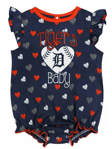 Outer Stuff - Tigers Ruffle Onesie