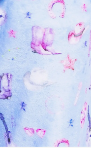 Preppy Goose - Retro Print Fleece Pant