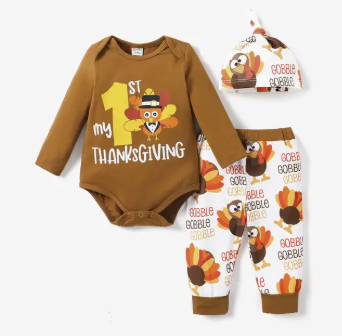 Pat Pat - 3 Pc. Thanksgiving Day Set