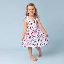 Load image into Gallery viewer, Macaron + Me - Patriotic Dress