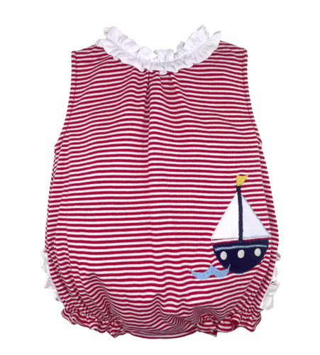 Petit Ami - Striped Sailboat Bubble