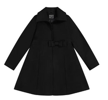 Load image into Gallery viewer, Rothschild  - Waist Bow Faux Wool Coat