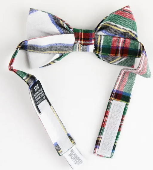 Rugged Butts - Holiday Plaid Bow Tie