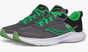 Saucony Axon 3 Grey Green Connie s Children s Shop