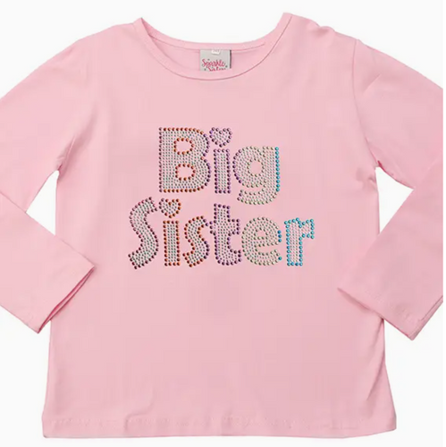 Sparkle Sisters-  Big Sister Long Sleeve T