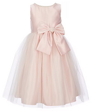 Load image into Gallery viewer, Sweet Kids - Satin Dress with Pearls and Bow (More Colors)