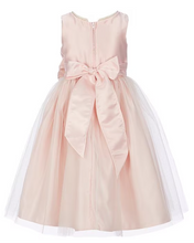 Load image into Gallery viewer, Sweet Kids - Satin Dress with Pearls and Bow (More Colors)