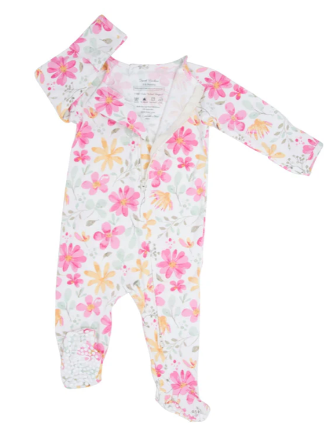 Sweet Bamboo - Baby Girl Romper