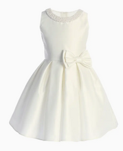 Load image into Gallery viewer, Sweet Kids - Satin Skirt &amp; Pearl Neck Dress SK984
