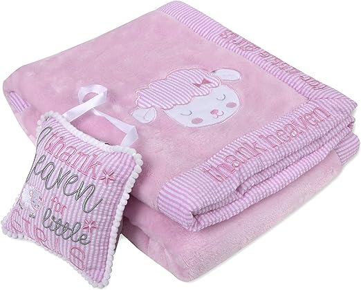 Baby Essentials - Thank Heaven for Girls Blanket