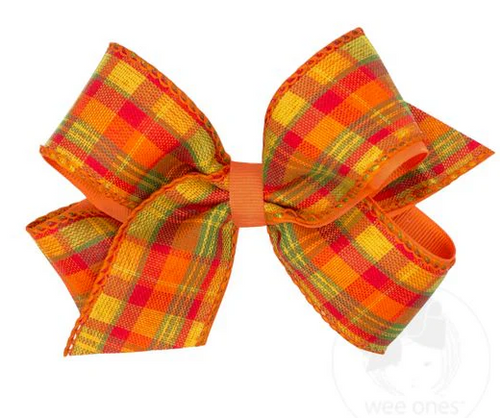 Wee Ones - Autumn Plaid Bow