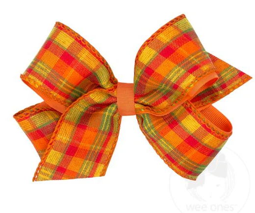 Wee Ones - Autumn Plaid Bow