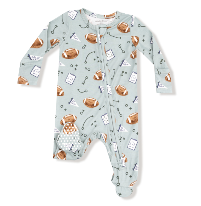 Angel Dear - Touchdown 2 Way Zipper Footie
