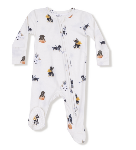 Angel Dear - Sporty Puppies 2 Way Zipper Footie