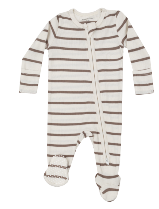 Angel Dear - Ribbed Stripe Footie