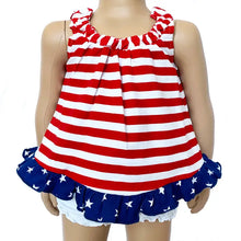 Load image into Gallery viewer, Ann Loren - Patriotic Swing Top with Panty