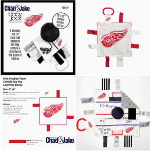 Baby Jack - Detroit Red Wings Stroller Tag