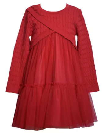 Bonnie Jean - Cable Crossover Dress