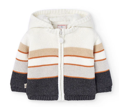 Boboli - Striped Knitwear Jacket