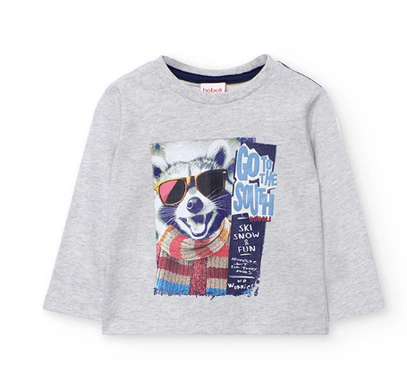 Boboli -  Grey LS T-Shirt
