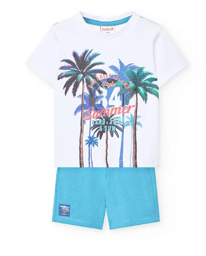 Boboli - Summer 84 Knit Short and Top Set