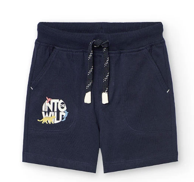 Boboli -  Knit Bermuda Shorts Navy