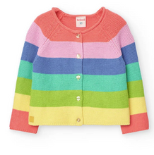 Load image into Gallery viewer, Boboli - Striped Sweater Jacket