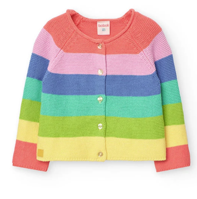 Boboli - Striped Sweater Jacket