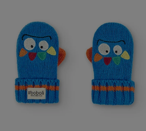 Boboli - Blue Monster Mittens