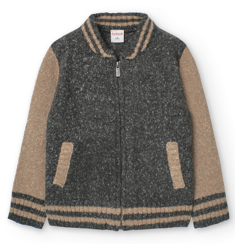 Boboli -  Bomber Style Sweater Jacket