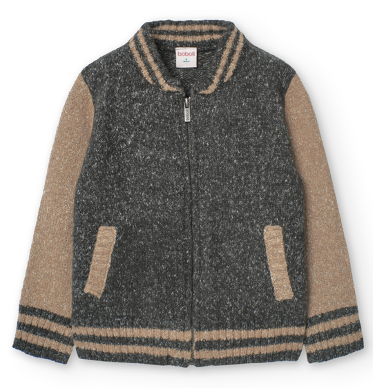 Boboli -  Bomber Style Sweater Jacket