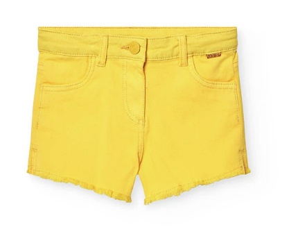 Boboli -  Stretch Twill Shorts Yellow