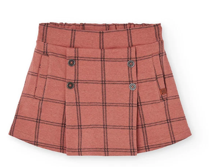 Boboli - Knit Checked Skort
