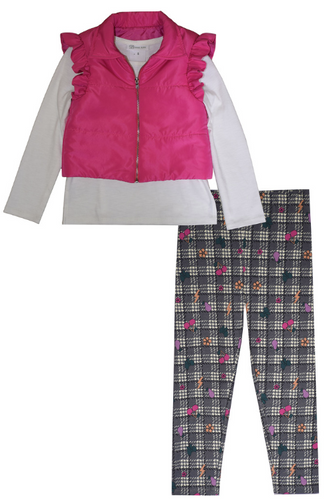 Bonnie Jean - 3 Piece Vest/ Legging Set