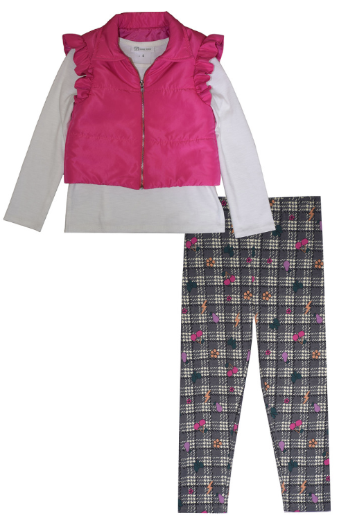 Bonnie Jean - 3 Piece Vest/ Legging Set