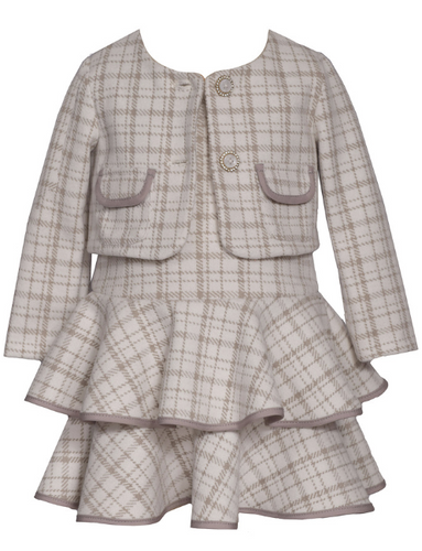 Bonnie Jean - Tiered Jacket Set