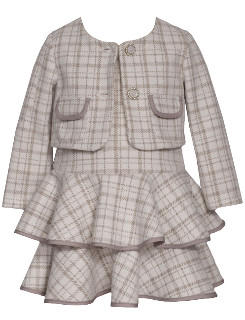 Bonnie Jean - Tiered Jacket Set