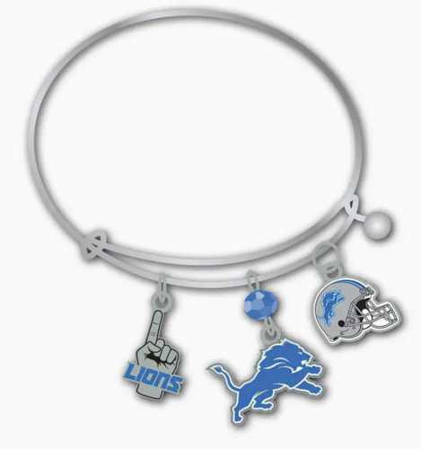 NFL - Detroit Lions Charm Bracelet