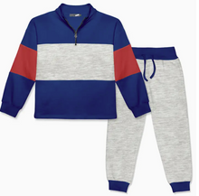 Load image into Gallery viewer, Millie Loves Lily - Color Block Jog Set (More Colors)