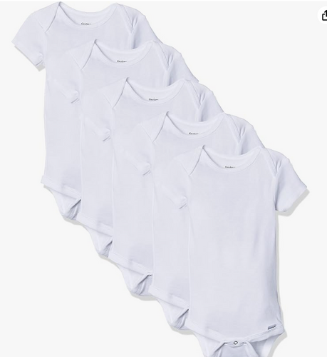 Gerber - 5 Pack Onesies White