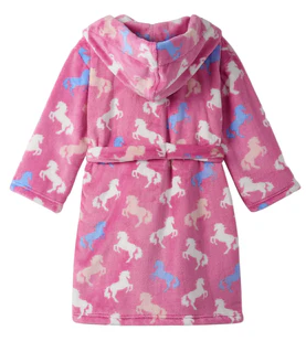Hatley - Beautiful Horses Fuzzy Robe