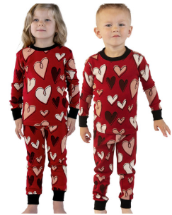 Lazy One - Hearts PJs
