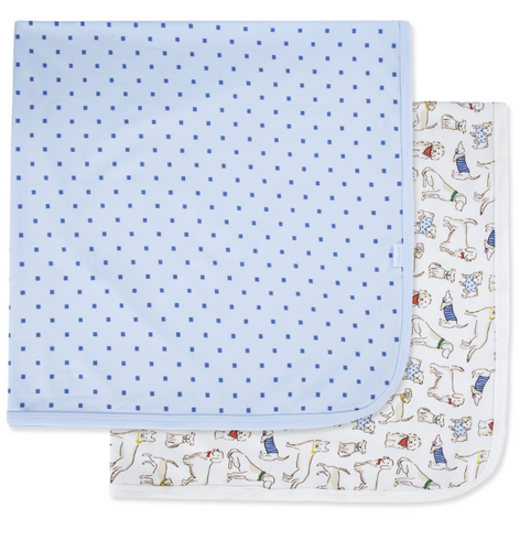 Little Me - PUPPY PARADE BLANKET