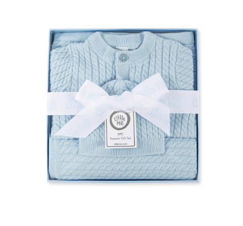 Little Me - 3 pc. Sweater Gift Set (More Colors)