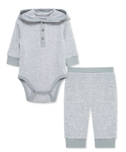Little Me - Essentials Solid Bodysuit Set