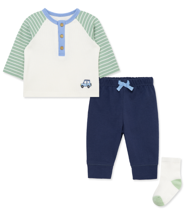 Little Me - Car Jogger Set + Socks