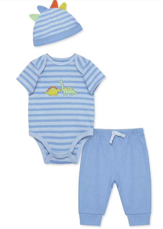 Little Me - Dino Bodysuit and Pant