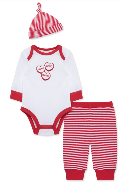 Little Me - Valentine's Set w/ Hat