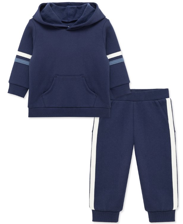 Little Me - Jogging Suit w/ Stripes