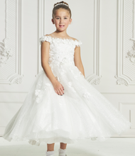 Load image into Gallery viewer, Macis Design - Off Shoulder W/Lace Communion Dress 1984T